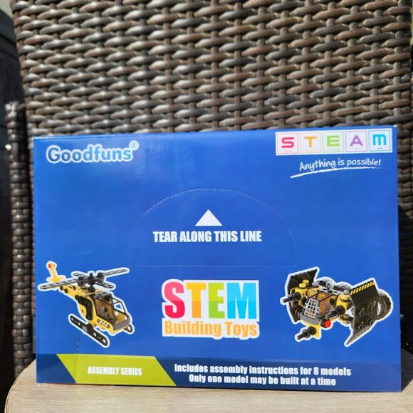 NEW STEM Building Set TOY CONSTRUCTION Trucks Educational Learning Excavator 8 i - Picture 3 of 7